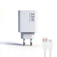 33W Fast Charging EU Plug Type C E F (220-240V) Charging Station Compatible With Xiaomi Original 33W