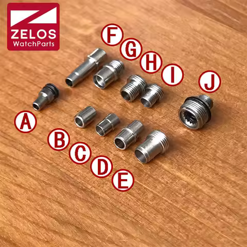 inside/outside watch screw crown tube for omega rolex iwc seiko Glashutte Original cartier TAG HEUER