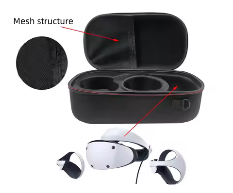New For PS5 VR2 Portable Multifunctional High-Capacity Storage Bag PSVR2 Glasses Storage Protection 