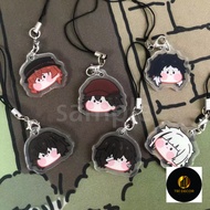 Dazai osamu Nakajima Atsushi Dog Phone Keychain