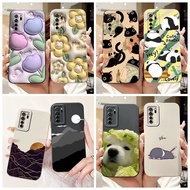 For Huawei P40 lite 5G Casing CDY-NX9A Case Fashion Square Lens Protective Soft Cover For Huawei Nov