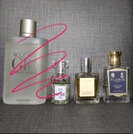 香水 perfume EDT EDP (Floris Lily of The Valley / Acca Kappa Calycanthus / Victoria's Secret Night)