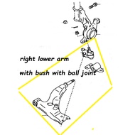 TOYOTA CORONA-ST171 FRONT RIGHT LOWER ARM with bush with ball joint