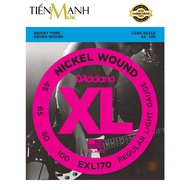 Bộ Dây Đàn Guitar Bass DAddario EXL170 (4 Dây)