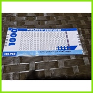 ☩  ▧ 2pcs Ipon Chart Guide Sticker Label Peso Sense Ipon Challenge Photopaper Sticker A5 size