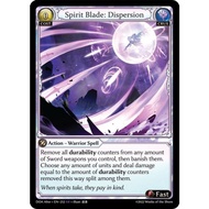 💥 Grand Archive TCG | Spirit Blade: Dispersion (SR) | EN-252 — DOA Alter Single Card【Ready Stock】