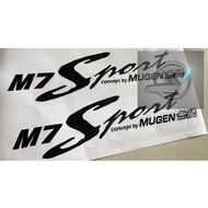￼(Ready Stock) S487# 2pc M7 Sport Mugen Car Sticker