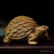 Ornaments Wenwan Money Turtle Handle Piece Green Sandalwood Specification Decoration 4.0 Desk Orname