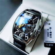 Tourbillon barrel watch men s waterproof luminous multifunctional automatic mechanical watch men s fashion trend watch