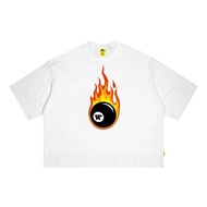 Men's Boxy T-Shirt | Heavyweight T Shirt Skena | "8ball" By: Littlerock Clothing