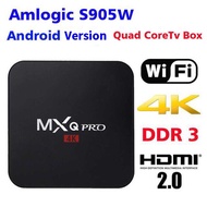 Smart TV Mxq Pro TV Box 4K 5G Android TV Box 4K 16G+256G HD Box And Mini Keyboard TV Boxes