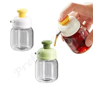 3.38 OZ/100ml Mini Glass Salad Oil Squeeze Bottle, Compact And Easy To Handle, Portion Control for K