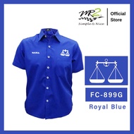 Baju Kemeja Korporat Barisan Nasional Warna Royal Blue (LOGO BN (DACING) LOGO BN (TULISAN) FC899G PE