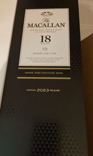 The Macallan 18 Year Old Sherry Oak 700ml 行貨 Annual 2023 Release