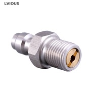 LVIOUS PCP Paintball Pneumatic Quick Coupler 8mm M10x1 Male Plug Adapter Fitg 1/8NPT HOT
