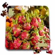 3dRose Dragon Fruit, Can Duoc Market, Long an Province, Mekong Delta, Vietnam - Puzzle, 10 by 10-inc