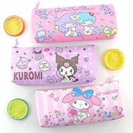 Sanrio kuromi melody canvas pencil case kuromi melody pencil box kid student stationary pen bag 铅笔盒 