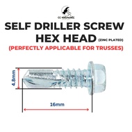 [500PCS] DX517HO Self Driller Screw - Reliable, Efficient and Built for Trusses
