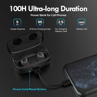 Mpow M30 Plus Wireless Earphones with Mic power bank function Wireless Earbuds Immersive Bass Sound 
