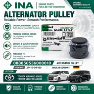 INA Schaeffler Alternator Pulley 088850536000010 | OEM 27415-0W150 | Untuk Toyota Alphard Vellfire A