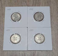 (4 coin) 10sen 1977year