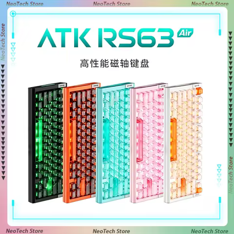 ATK RS63 AIR Magnetic Axis 3-Mode Wireless RGB Gaming RS6 Keyboard CNC GASKET Low-Latency Adjustable
