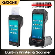 All-in-One Device Android 10 PDA Handheld Terminal Built-in 58mm Paper/Label Thermal Printer&1D 2D H