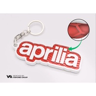 GANTUNGAN Universal Aprilia Custom 5D Logo Keychain