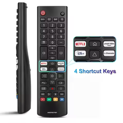 AKB76037601/5 Universal Remote for All Smart TV, Replacement Controller LED OLED LCD UHD 4K 8K WebOS