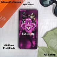 HP Case For OPPO A3 Pro Indo 5G – Casing Game Motifhp FF – Pro Camera Softcase – Clear Silicone Case
