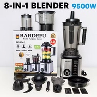 WJM 4L 8in1 Multi-Purpose Blender Ice Crusher 9500W High power e Meat Grinder Food Processor Juice