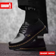 Men's Black Shiny Loafers Formal Oxford Shoes - ERLANG