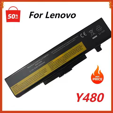 Laptop Battery for Lenovo IdeaPad G480 G400 G485 Y480 G410 G500 G510 G580 Y480 Y580 G405 G490 Z580 Z