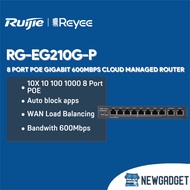 RUIJIE REYEE RG-EG210G-P 8 PORT POE GIGABIT 600MBPS CLOUD MANAGEMENT ROUTER