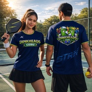 【Free Custom】Malaysia Outdoor Pickleball Jersey Custom Name Baju T Shirt Lelaki Bola Baju Round Neck