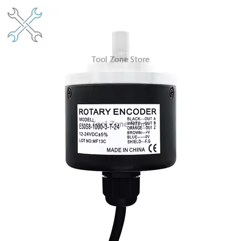 Pulse Displacement Sensor E40S6-1000-3-T-24 E50S8-3-N-24-6-L-5 Rotary Encoder 600 1024 2000 360