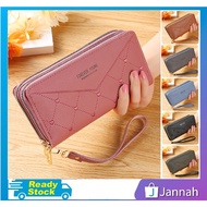 Jannah Dompet Syiling Pemegang Kad Wanita ( Double Zip Forever Love Purse Lady Women Coin Zip Woman 