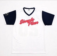 KAOS JERSEY SIMPLE PLAN/BAJU BAND SIMPLE PLAN TERBARU/JERSEY CUSTOM FULLPRINT/FREE NICKNAME DAN NOME