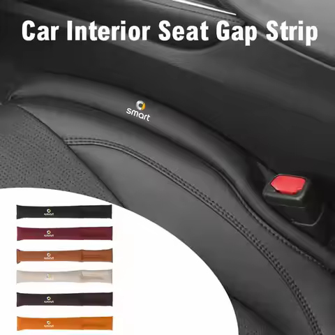 Car Seat Gap Filler Suade Leakproof Plug Seat Gap Leak Pads Filling Organizer For Smart Fortwo 451 4