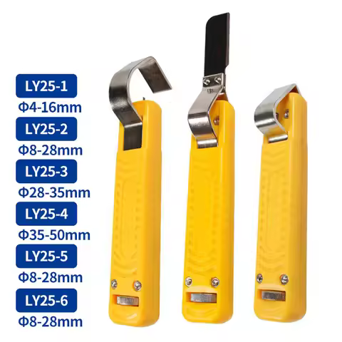 Electrician Cable Knife Adjustable Wire Stripper Tool for Stripping Round PVC Cable Diameter 4-50mm 