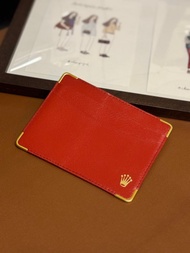 中古正品 勞力士 Rolex 真皮皮套 卡片夾 短夾 禮物