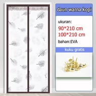 Tirai Magnet Tirai Magnet Elegan bahan plastik PVC Gorden Magnet Anti Nyamuk 90x210cm