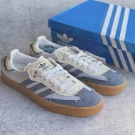 全新 atmos x adidas originals Samba 白藍男女通用板鞋