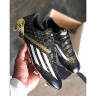 Adidas F50 X Ghosted Adizero Core Black Gold Soccer Shoes