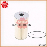 SF-1307 Sakura Fuel Filter SF1307 P502426 FS36212 SFR1730FW 23401-LBH30 16403-Z900J 23304-JAC70 2340