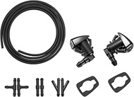 Meloyankoo Front Windshield Washer Nozzle Kit for 07-10 Lincoln MKX, 07-11 Ford Focus, 08-11 Ford Ed