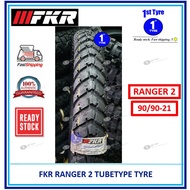 FKR MOTORCYCLE TYRE RANGER 2 90/90-21 TUBE TYPE  { OFF ROAD & TRAIL } TYRE (YEAR 2024)