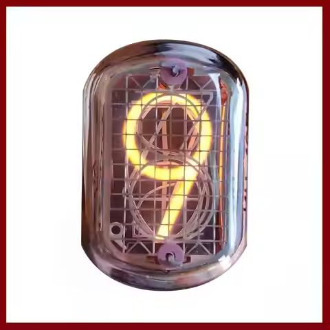 1Pcs IN-12 IN12 Nixie Tubes with Decimal Point Digital Tube Glow Tubes Symbol Tube for Glow Clock Ni