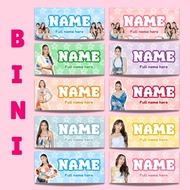 PM FIRST: SUBJECTS LABEL AND NAME STICKER: GIRLS