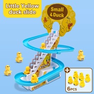 Children Kids Electronic Educational Toy Duck Climbing Stairs Stair Race Track Toys
